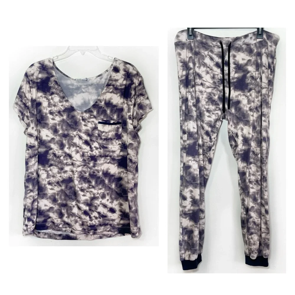 🎉HP🎉 | NWOT Amanda Blu tie dye pajama set - Picture 1 of 9
